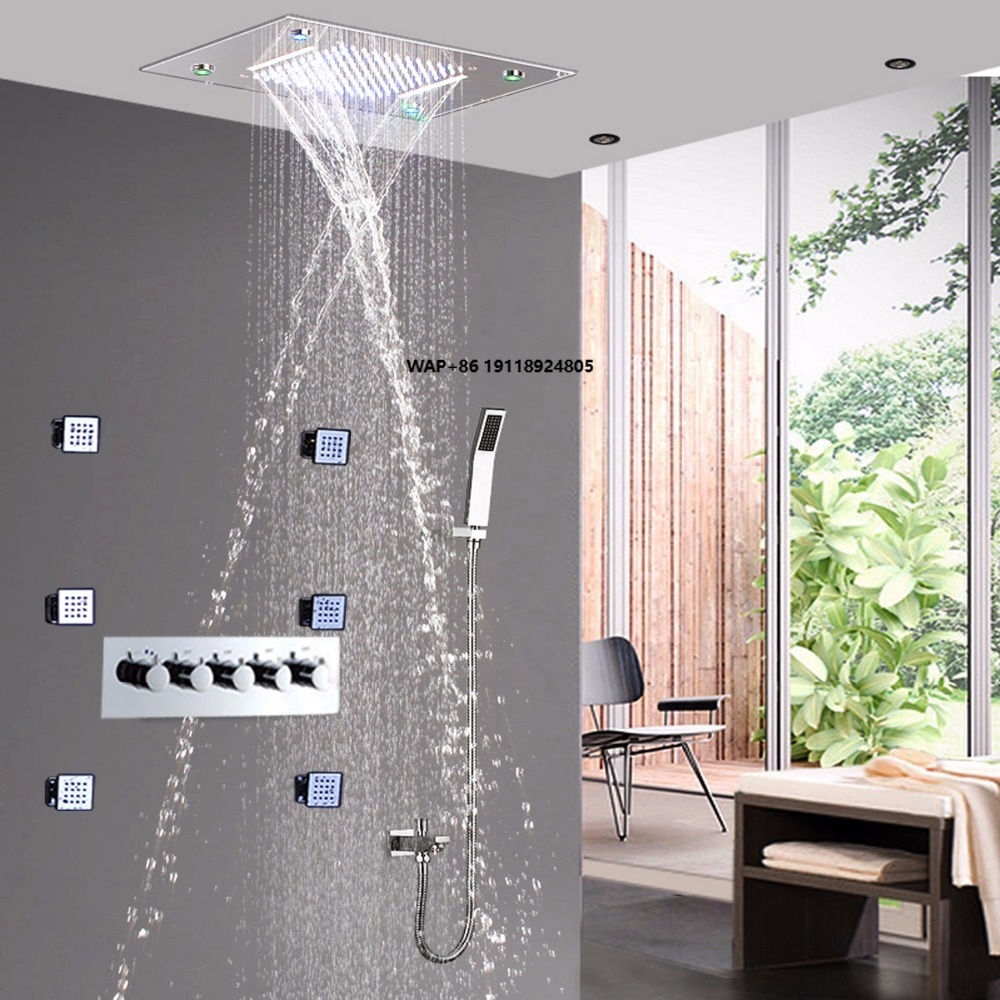 Spa & Wellness Hotel Paradiso - Brass Hot Cold Four Handle Shower