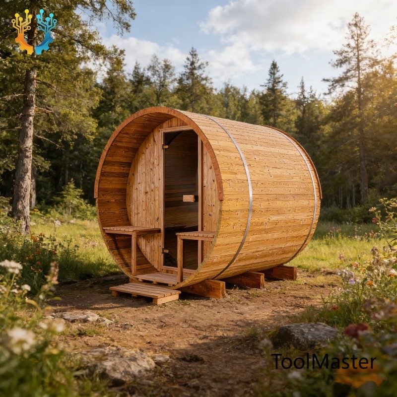 Spa Wellness Resorts - 【2026】Premium Carbonized Spruce Steam Sauna Room