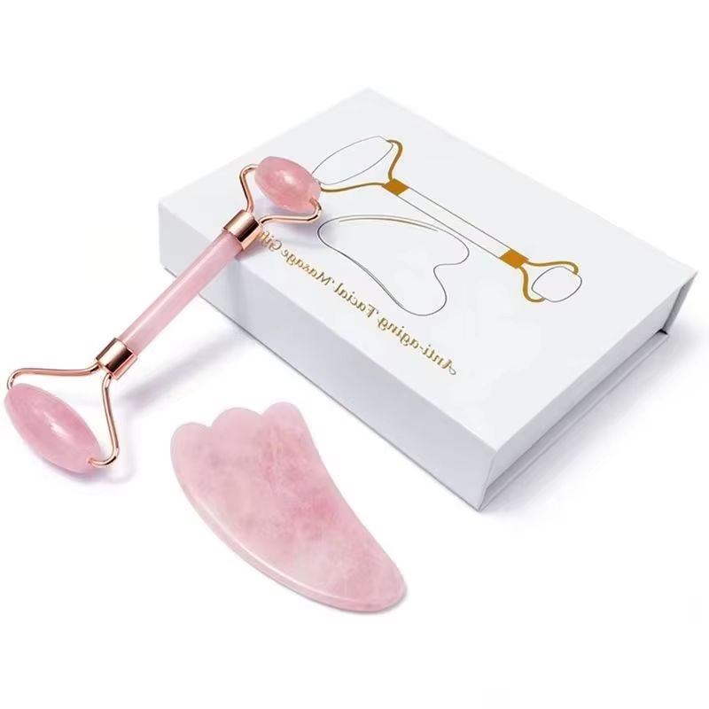 Rose Quartz Gouache Scraper Fa - đánh giá và giá Jade Roller Stone