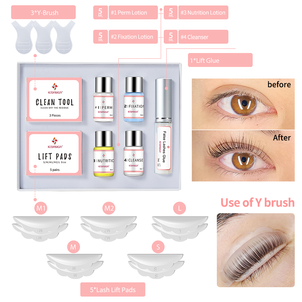 Dropshipping ICONSIGN Làn Mi N - đánh giá và giá Lash Lift Kit