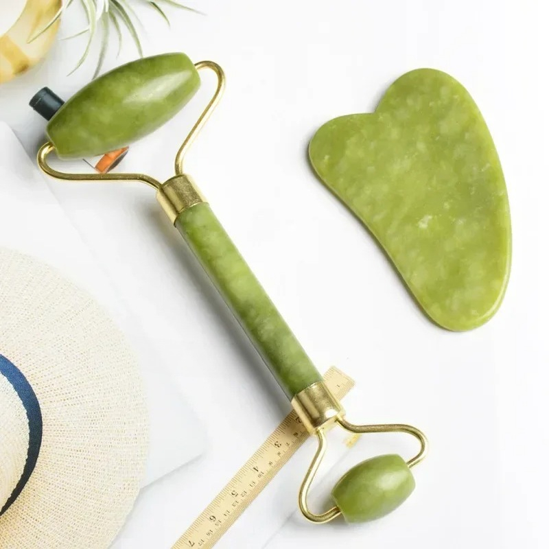 Natural jade roller massager,  - đánh giá và giá Jade Roller Stone