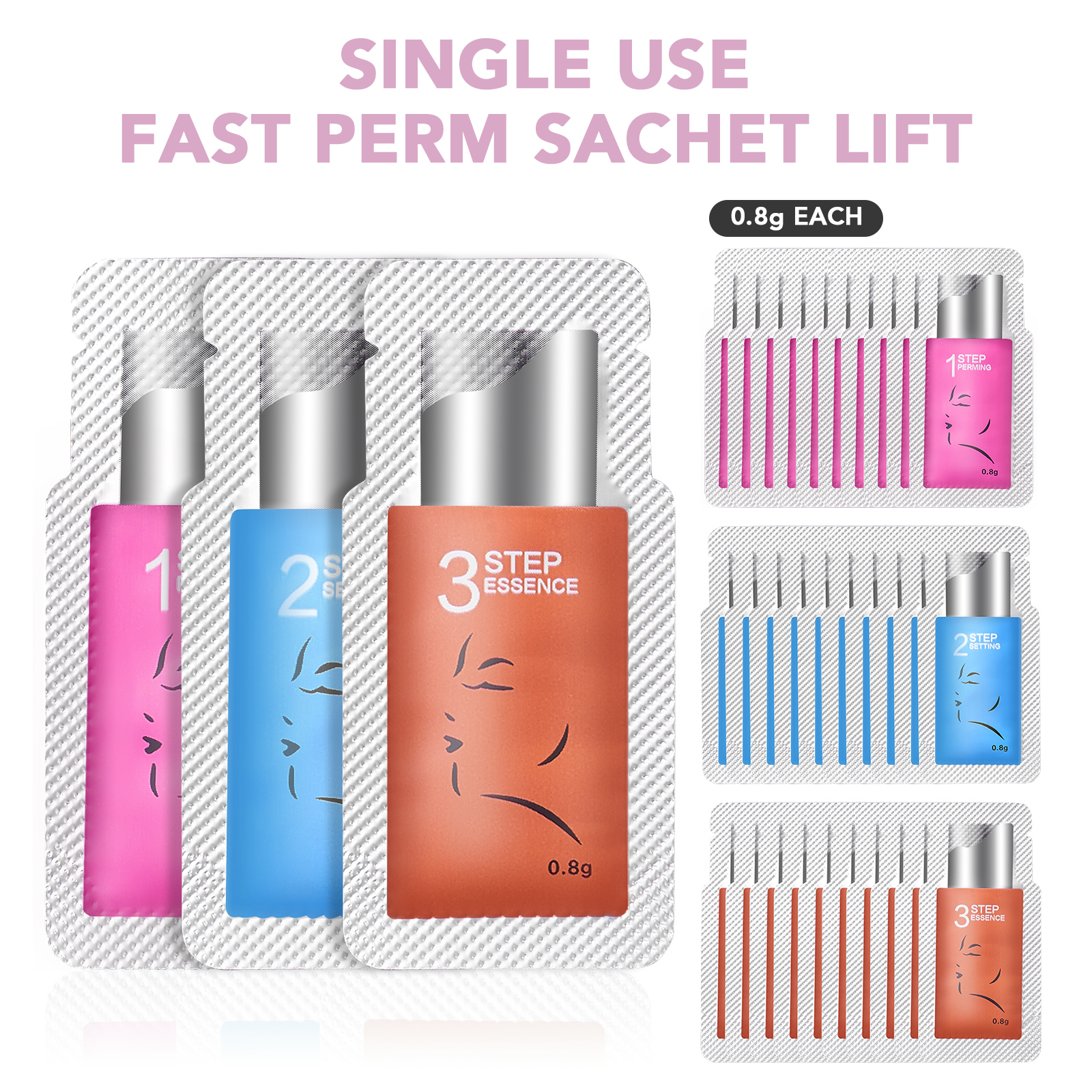 Lomansa Korean 10 Pcs/Lot 5-8  - đánh giá và giá Lash Lift Kit