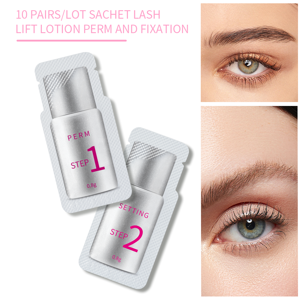 10 Cặp/lô Mi Nâng Lotion 0.8 G - đánh giá và giá Lash Lift Kit
