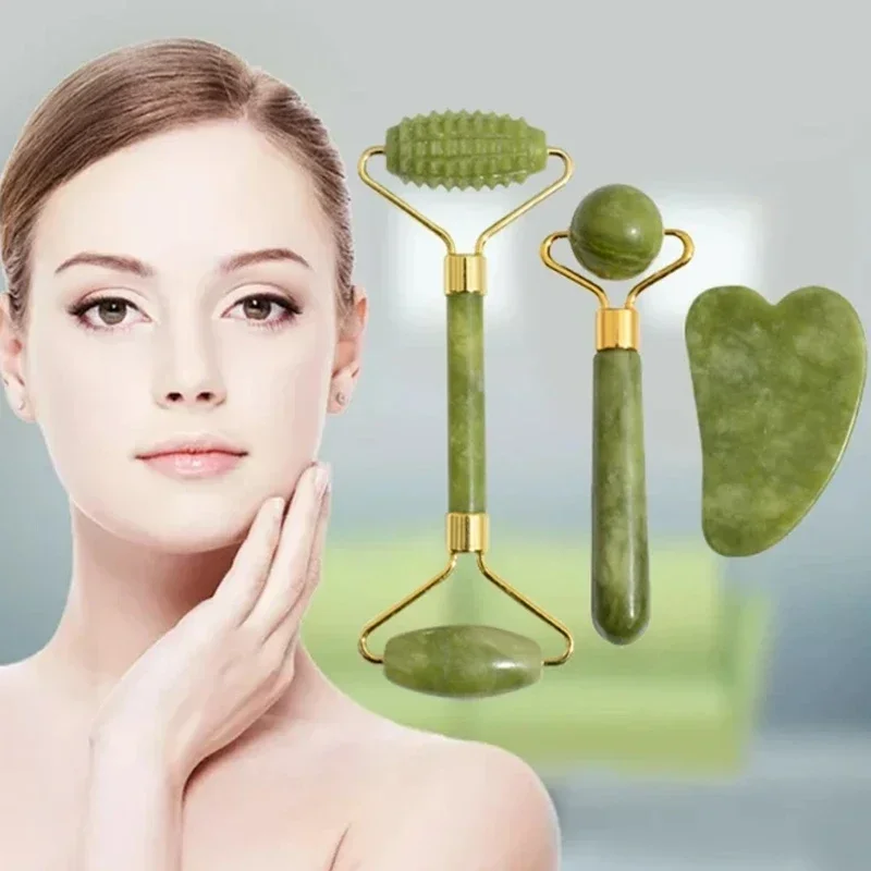 Natural Jade Roller Face Gua S - đánh giá và giá Jade Roller Stone