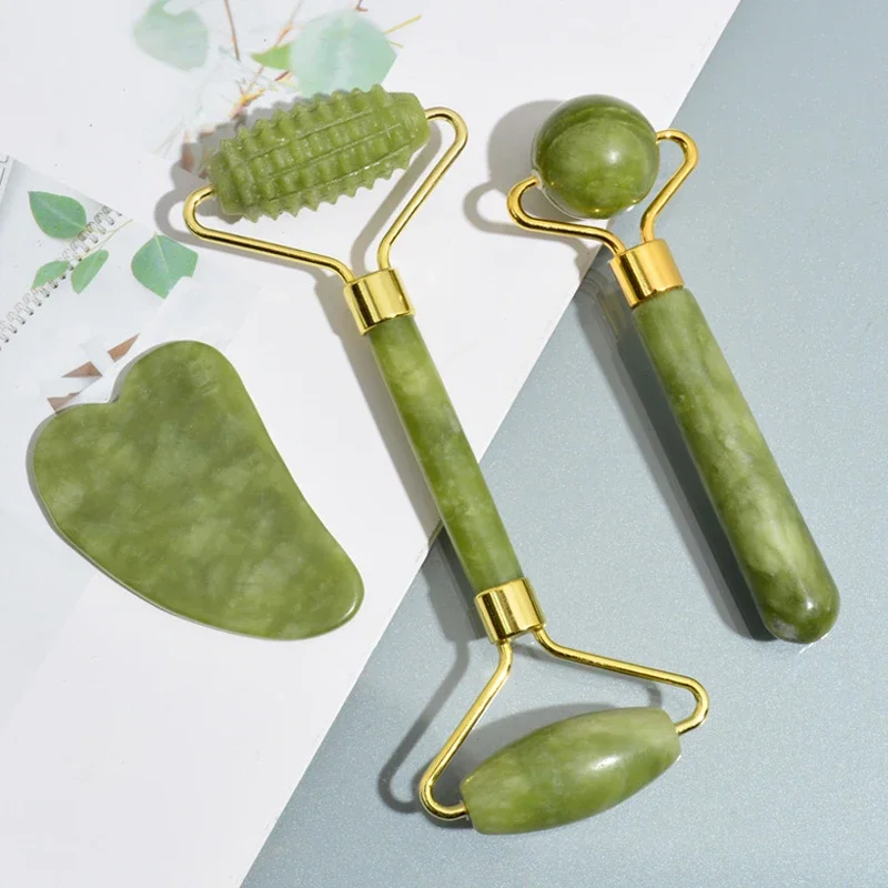 Natural Jade Roller Face Gua S - đánh giá và giá Jade Roller Stone