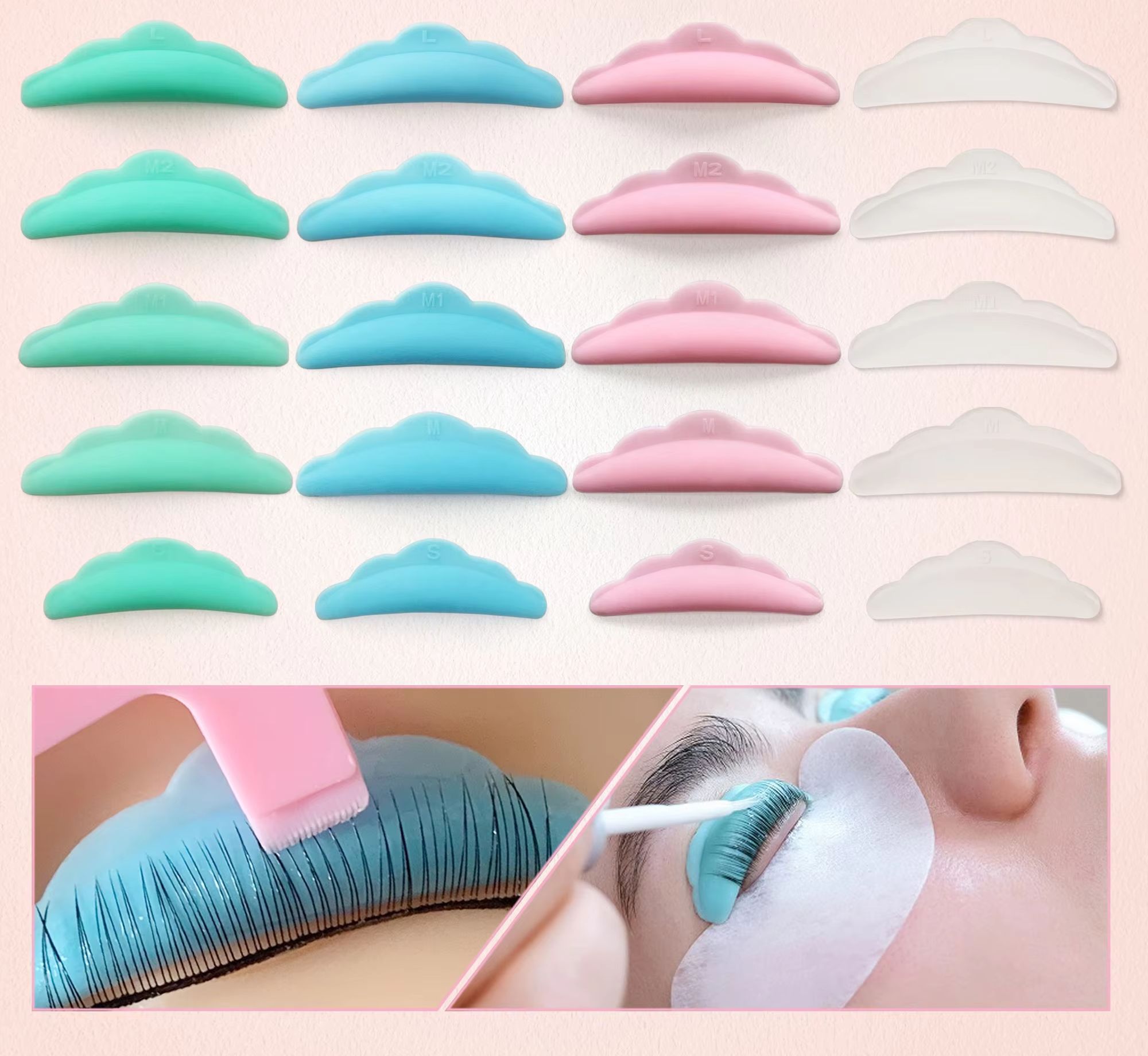 50Pairs Eyelash Lifting Kit Si - đánh giá và giá Lash Lift Kit