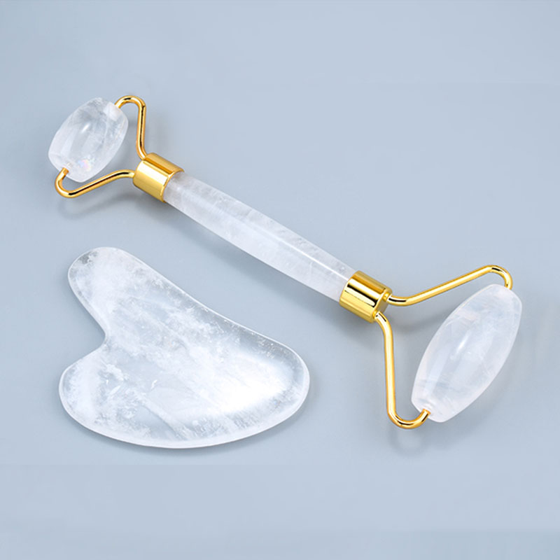 Natural White Crystal Face Mas - đánh giá và giá Jade Roller Stone