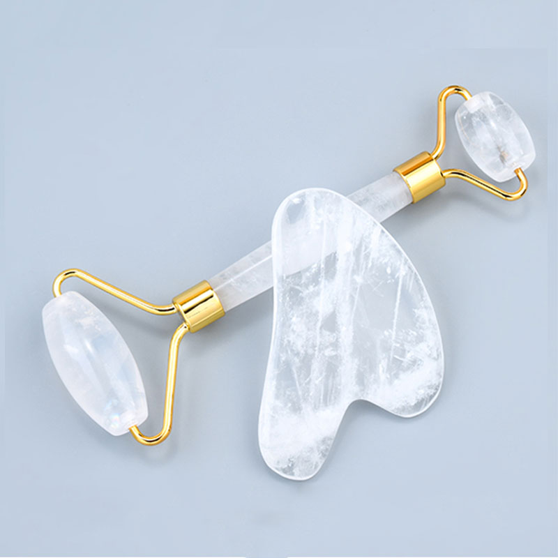 Natural White Crystal Face Mas - đánh giá và giá Jade Roller Stone