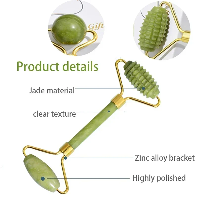 Natural Jade Roller Face Gua S - đánh giá và giá Jade Roller Stone