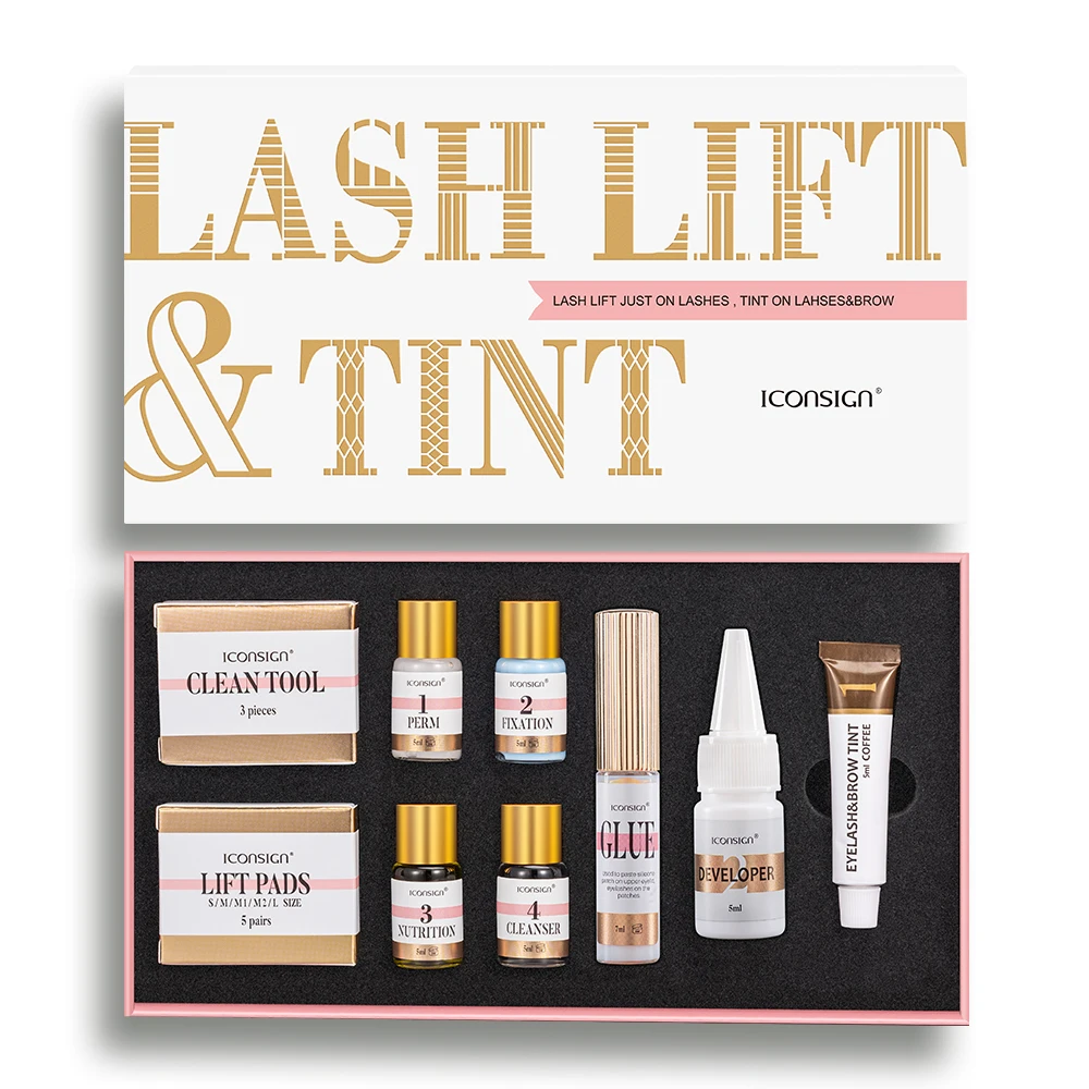 ICONSIGN Làn Mi Nâng Và Tint B - đánh giá và giá Lash Lift Kit