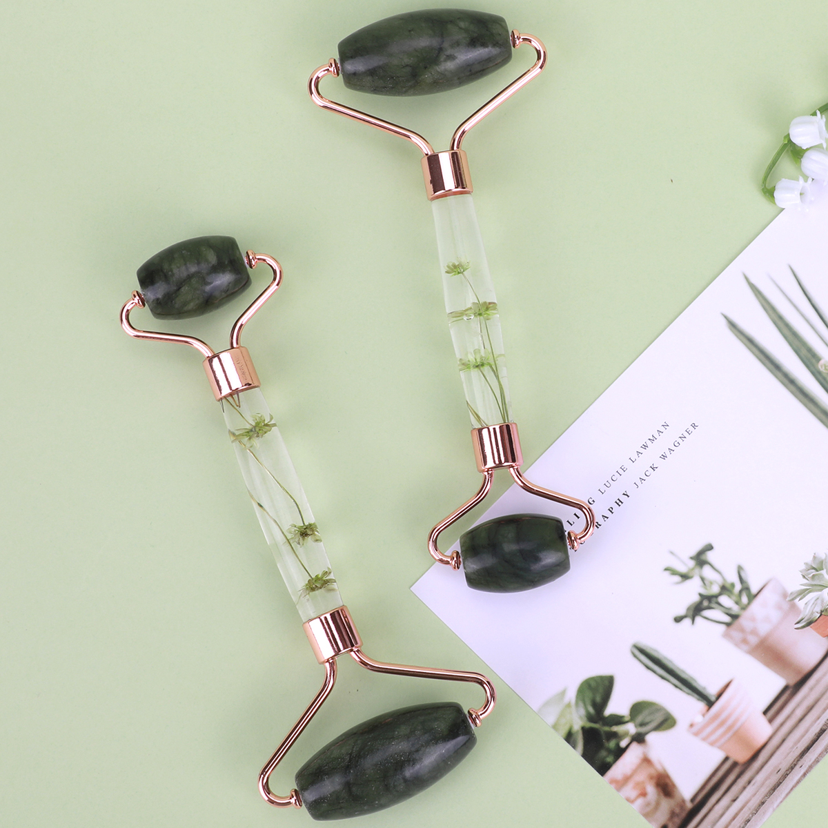 Natural Jade Roller Massager f - đánh giá và giá Jade Roller Stone